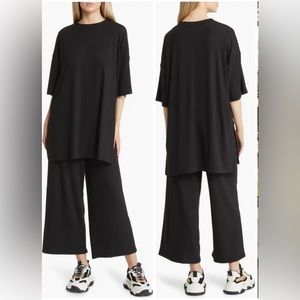 Dressed in LALA original black playsuit